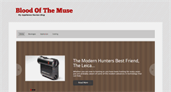 Desktop Screenshot of bloodofthemuse.com