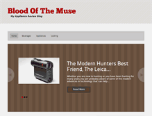 Tablet Screenshot of bloodofthemuse.com